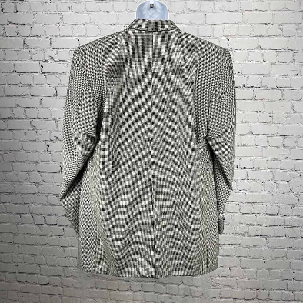 Sam’s Tailor Her Majesty’s Forces Service Houndstooth Sports Coat Blazer Size 45
